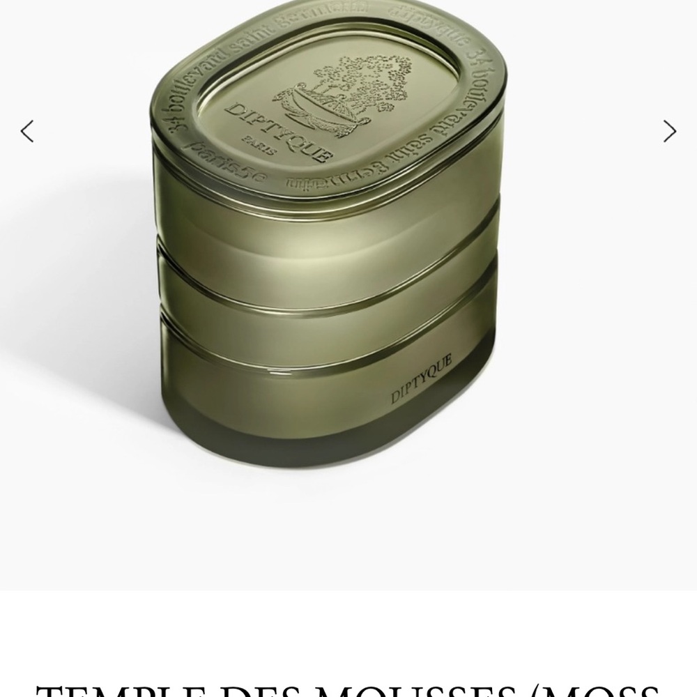 NIB Diptyque Temple des Mousses (Moss Temple) Candle - Picture 3 of 5